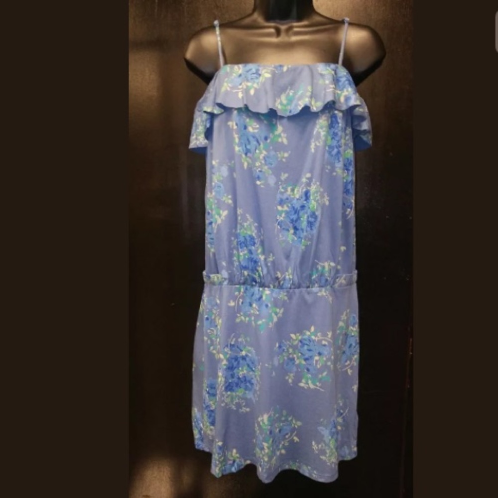 Juicy Couture Drop Waist Spaghetti Strap Dress